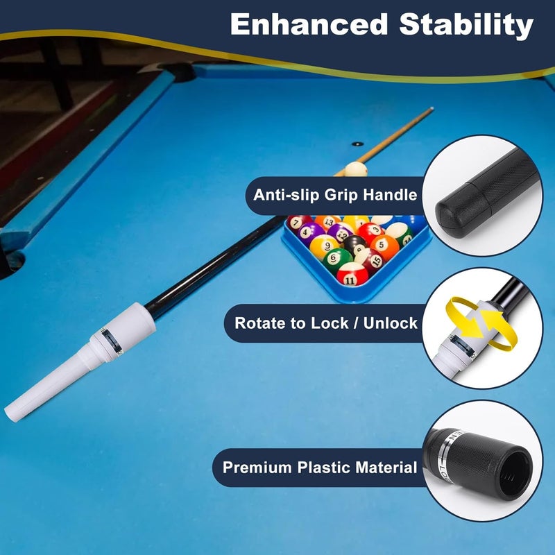 TRTYEF Pool Cue Extension, Billiards Accessories Cue Butt End Extension Extreme Extender Lengthener Equipment for 9 Balls Athlete Professional Enthusiast Lovers - Image 2